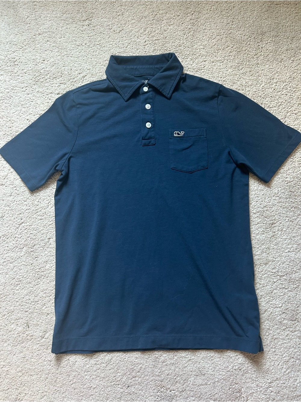 Boys Vineyard Vines Edgartown Polo Shirt Sz Medium 12-14